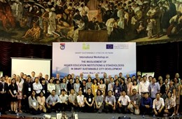 VNU University of Science and hundreds of international experts discuss sustainable smart cities in Vietnam